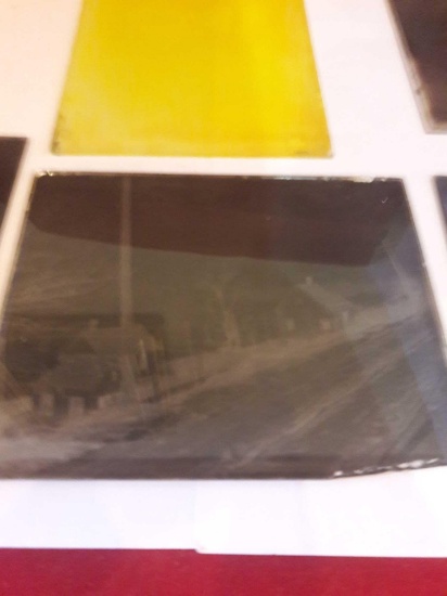 Antique Glass Photo Dry Plate Picture Negative Slides