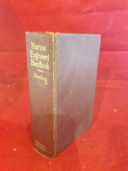 1920 Marine Engineers Handbook..hardback book