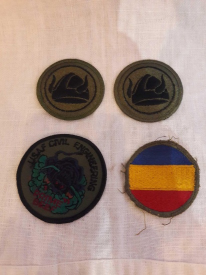 Lot of 4 Military patches