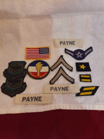 Lot of patches..military..flag..stripes