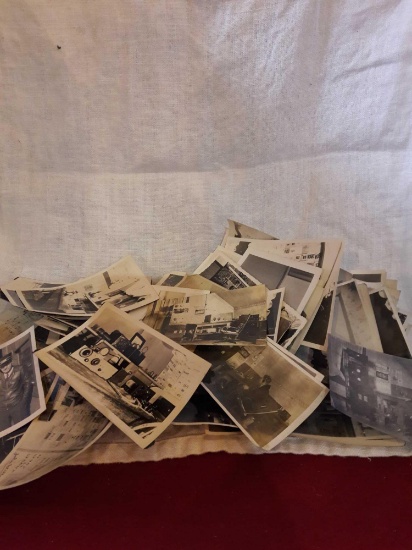 Lot of vintage black and white photos