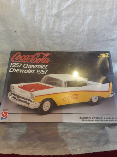 1998 AMT Coca-Cola 57 chevy 1:25 scale model