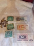 Lot of Foreign currency..money..coins