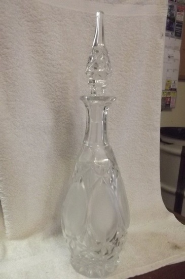 Vintage Cut Glass Decanter