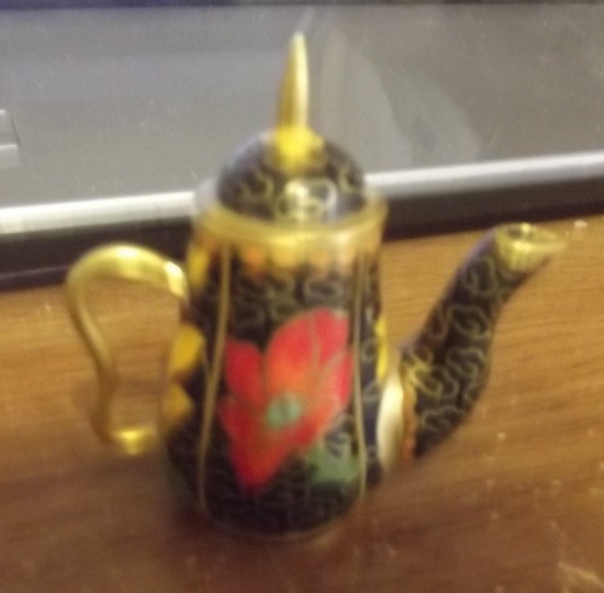 Miniature Brass Closinee Coffee Pot