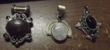 Collection of Vintage Silver Pendants