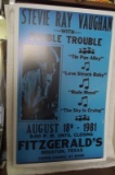 Stevie Ray Vaughan Concert Poster
