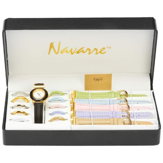 JELWAT - Navarre™ Ladies' Watch with Interchangeable Bands and Faces