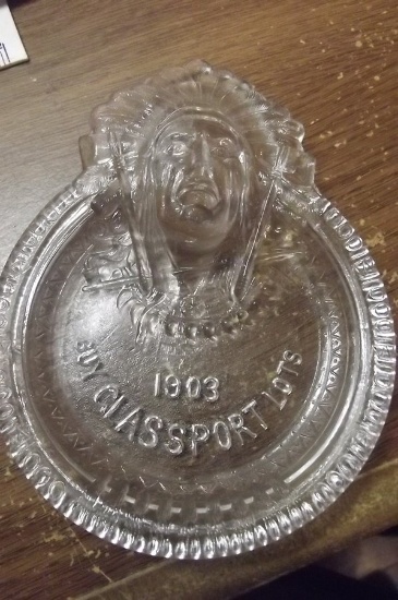 Antique Indian Head Ash Tray