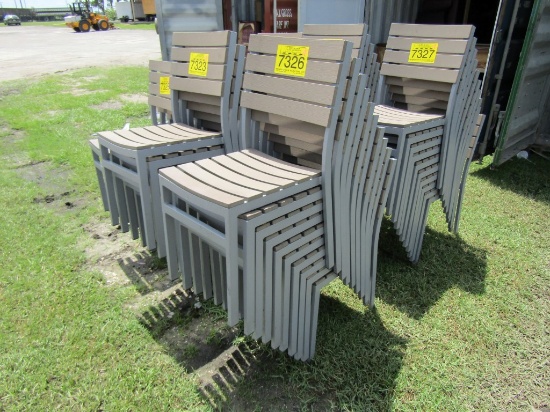 LOT-10 OUTDOOR CHAIRS