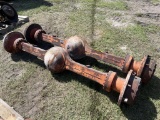 (2) AXLES