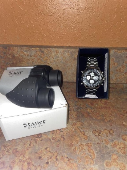 Stauer Binoculars & Stauer Watch