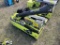 RYOBI ELECTRIC MOWER, CHAINSAW, MULCHER