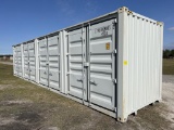 40FT HIGH CUBE STORAGE CONTAINER W/MULTI ENTRY