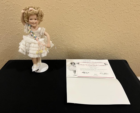 SHIRLEY TEMPLE PORCELAIN COLLECTOR DOLL