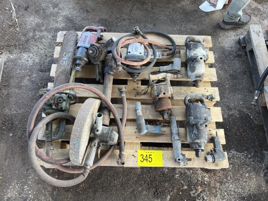 PALLET OF AIR POWERED TOOLS