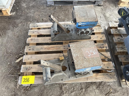 (2) MILLER CONSTANT SPEED WIRE FEEDERS