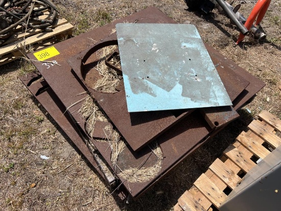 PALLET OF HEAVY FLAT BAR STEEL