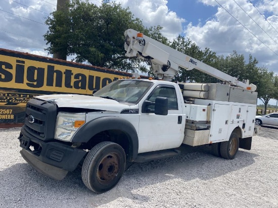 2012 Ford F-450xl Bucket Truck W/t W/k
