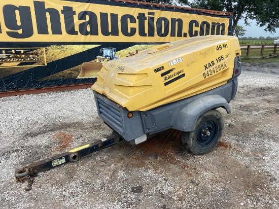 2018 Atlas Copco Xas185 Diesel Air Compressor