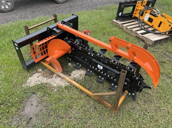 NEW GIYI HYDRAULIC SKIDSTEER TRENCHER