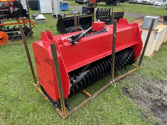 NEW GIYI 6FT FORESTRY DRUM MULCHER
