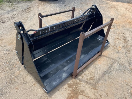 NEW GIYI 6FT Skid Steer 4 in 1 Bucket
