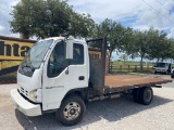Isuzu Npr Flatbed Truck W/t W/k