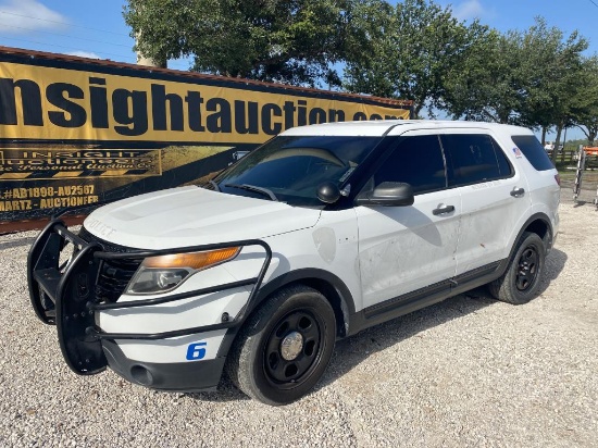 2014 Ford Explorer Suv Police Interceptor W/t R/k