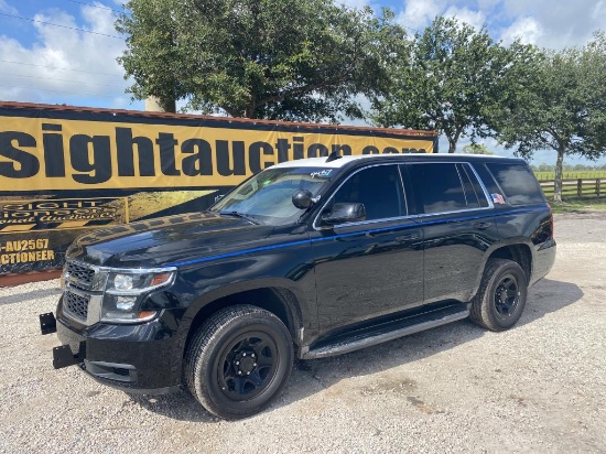 2018 Chevy Tahoe Police Interceptor W/t R/k