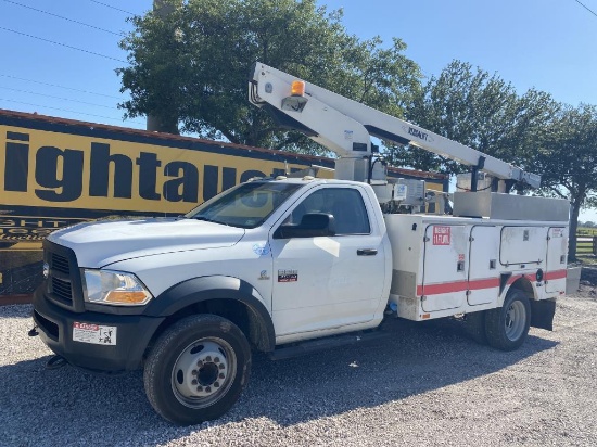 2012 Ram 4500 Diesel Bucket Truck W/t