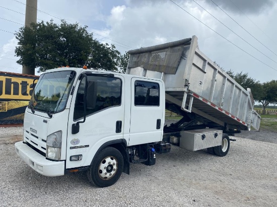2015 Isuzu Npr Hd Diesel Dump Truck W/t R/k