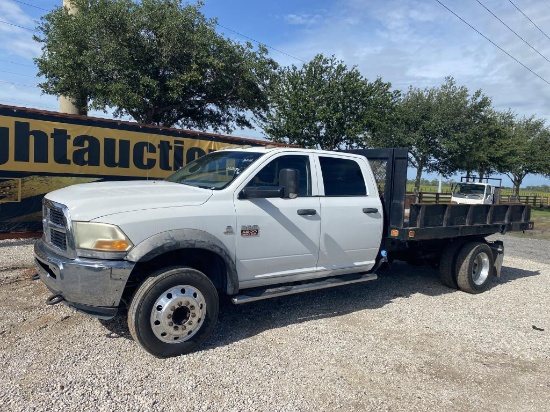 2012 Ram 5500 Diesel Flatbed Truck W/t R/k