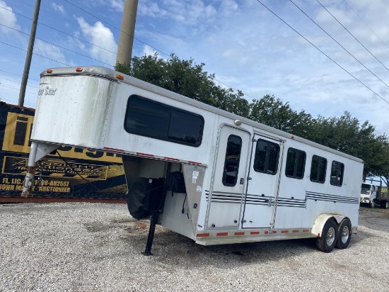 2007 Silver Star 4 Slant Horse Trailer W/t