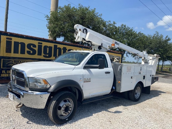 2011 Ram 4500 Diesel Bucket Truck W/t W/k