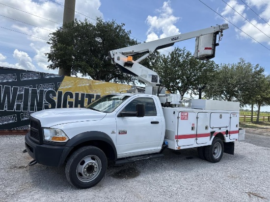 2012 Ram 4500 Diesel Bucket Truck W/t R/k