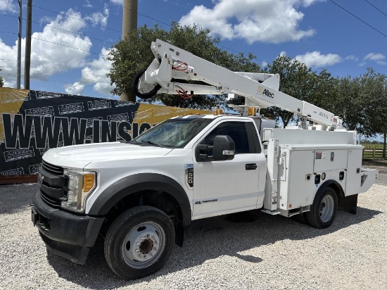 2018 Ford F-550xl Diesel Bucket Truck W/t R/k