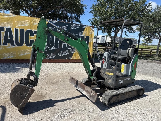 2018 Bobcat E20 Mini Excavator R/k
