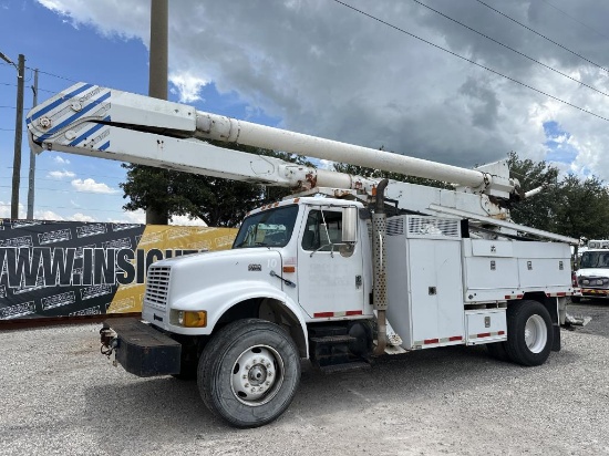 1998 International 4900 Diesel Bucket Truck W/tr/k