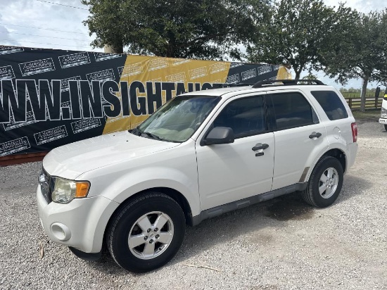 2012 Ford Escape Xlt Suv W/t R/k