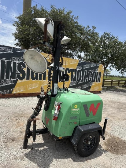 2017 Wacker Neuson Ltv6 6kw Diesel Light Tower