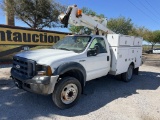 2007 Ford F-450xl Bucket Truck W/t W/k