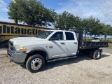 2012 Ram 5500 Diesel Flatbed Truck W/t R/k