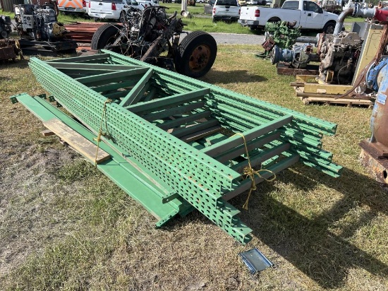 LOT OF PALLET RACKING
