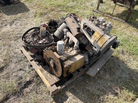 PALLET OF ENGINE BLOCKS & PARTS