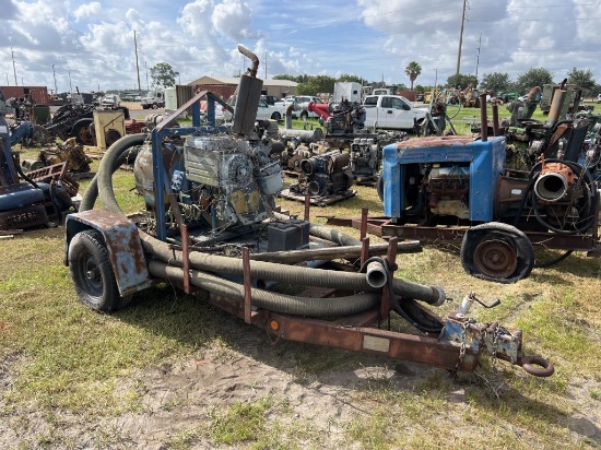 GORMAN RUPP 4 CYLINDER DIESEL POWERED PUMP