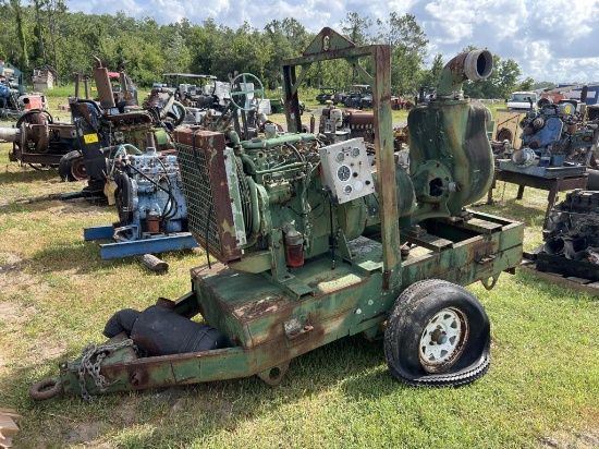 PERKINS 4 CYLINDER DIESEL POWERED PUMP