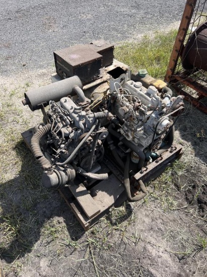 (2) KUBOTA 3 CYLINDER DIESEL ENGINES
