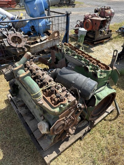 (2) John Deere 6 Cylinder Diesel Engine
