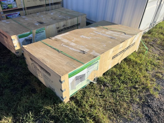 UNUSED 12x20FT GALVANIZED METAL LIVESTOCK SHED